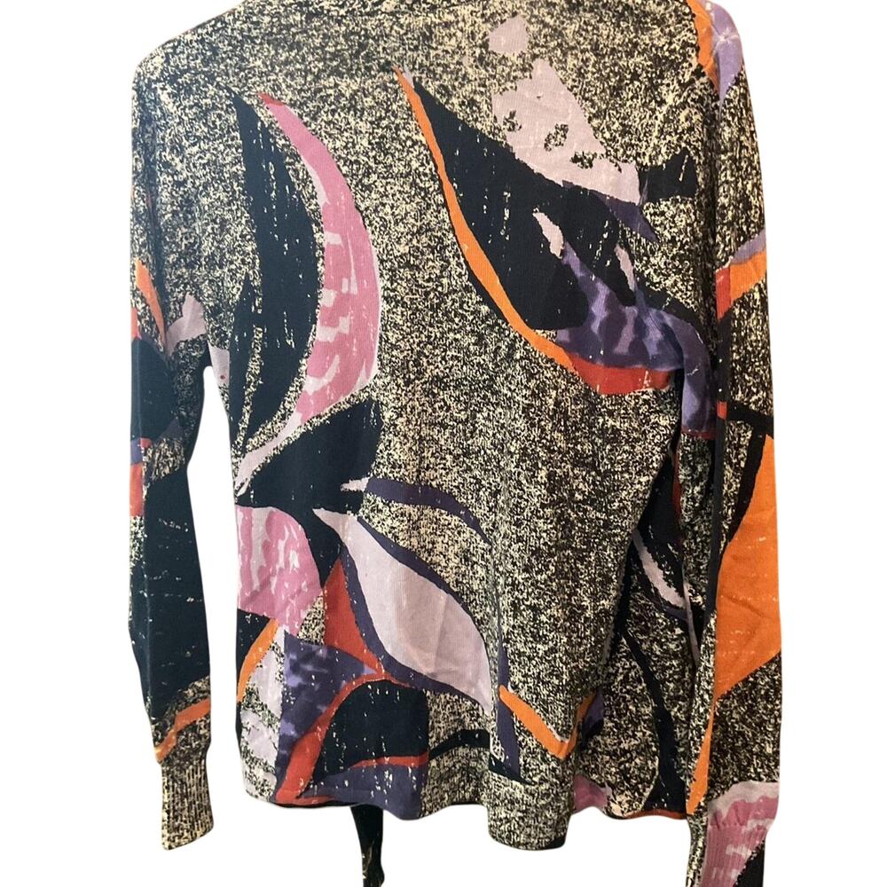 Excellent Multi-coloured Nic + Zoe wrap sweater Size: Small - Picture 6 of 6